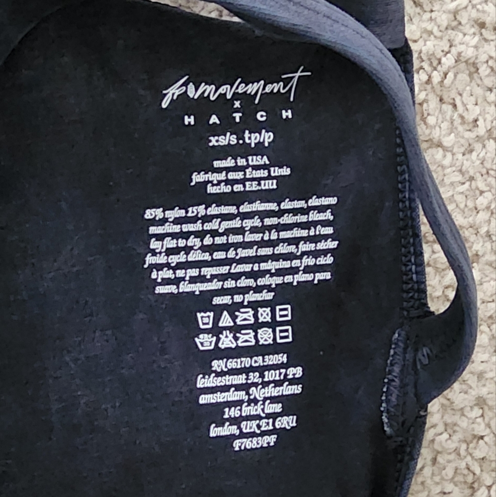 NWOT FP Movement by Free People Good Karma Onesie in Washed Black Sz XS/S - Picture 7 of 7